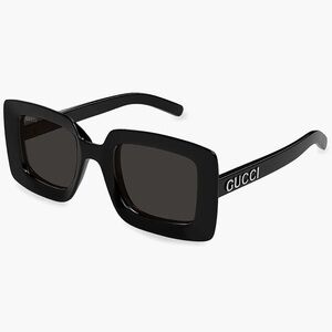 GUCCI Black Oversized Sunglasses